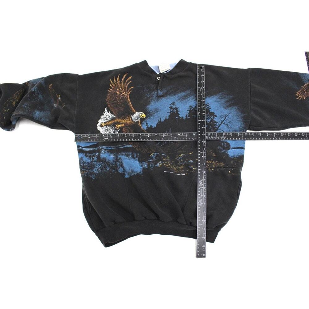 Vintage Art Unlimited Bald Eagle Sweatshirt XL - Picture 6 of 8